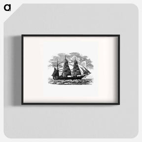 アートポスター-European Ship Engraving
 - 大英図書館 Poster.