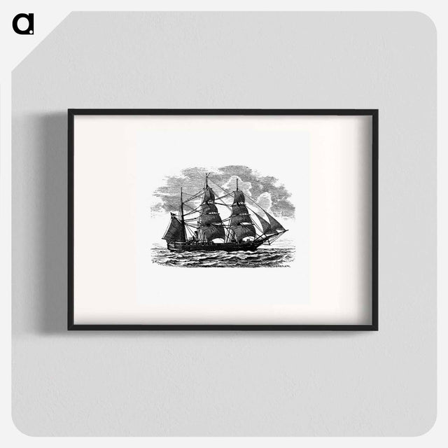 アートポスター-European Ship Engraving
 - 大英図書館 Poster.