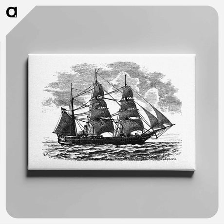 アートパネル-European Ship Engraving
 - 大英図書館 Canvas.