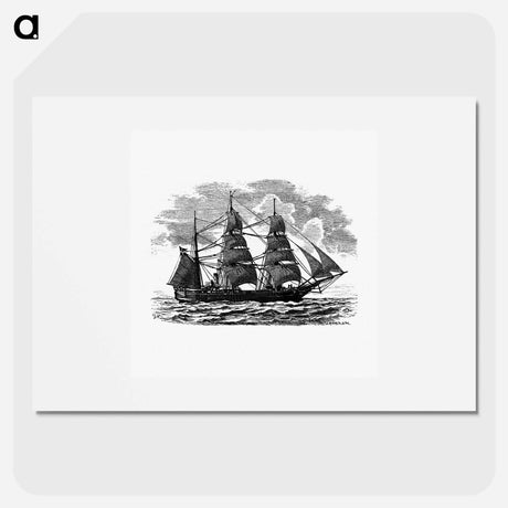 アートポスター-European Ship Engraving
 - 大英図書館 Poster.
