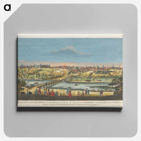 アートパネル-A General View of the City of Madrid, the Capital of Kingdom of Spain
 - イェール大学アートギャラリー Canvas.