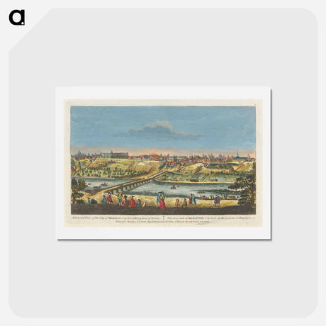 アートポストカード-A General View of the City of Madrid, the Capital of Kingdom of Spain
 - イェール大学アートギャラリー Postcard.