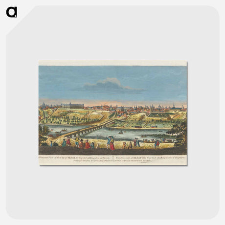 アートポストカード-A General View of the City of Madrid, the Capital of Kingdom of Spain
 - イェール大学アートギャラリー Postcard.