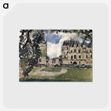 アートポストカード-Chateau De Chenonceaux - アンリ マティス Postcard.