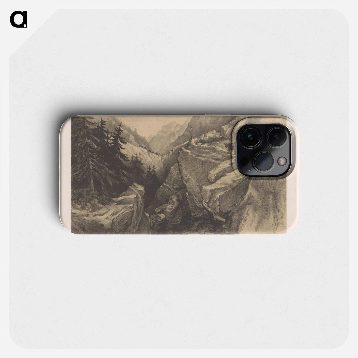 Berglandschap - テオ ヴァン ホイテマ Phone Case.