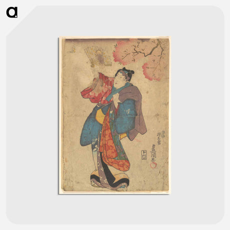 アートポストカード-Utagawa Kunisada Print
 - 歌川 国貞 Postcard.