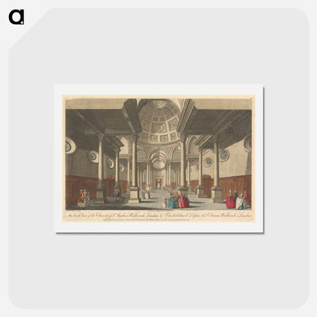 アートポストカード-An Inside View of the Church of St. Stephen Walbrooke London
 - イェール大学アートギャラリー Postcard.