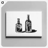 アートパネル-Old Port Wine Bottles, Oporto
 - 大英図書館 Canvas.