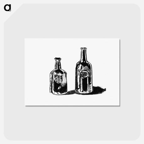アートポストカード-Old Port Wine Bottles, Oporto
 - 大英図書館 Postcard.