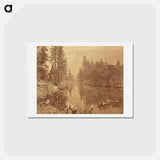 アートポストカード-Loya. Valley of the Yosemite. (The Sentinel.)
 - エドワード マイブリッジ Postcard.