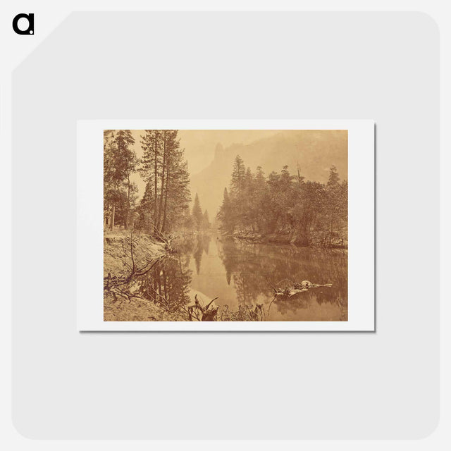 アートポストカード-Loya. Valley of the Yosemite. (The Sentinel.)
 - エドワード マイブリッジ Postcard.