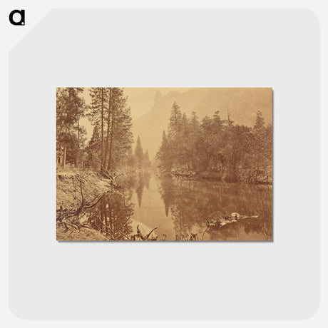 アートポストカード-Loya. Valley of the Yosemite. (The Sentinel.)
 - エドワード マイブリッジ Postcard.