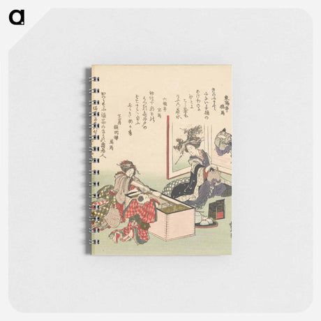 アートメモ帳-A comparison of Genroku poems and shells - 葛飾 北斎 Memo.