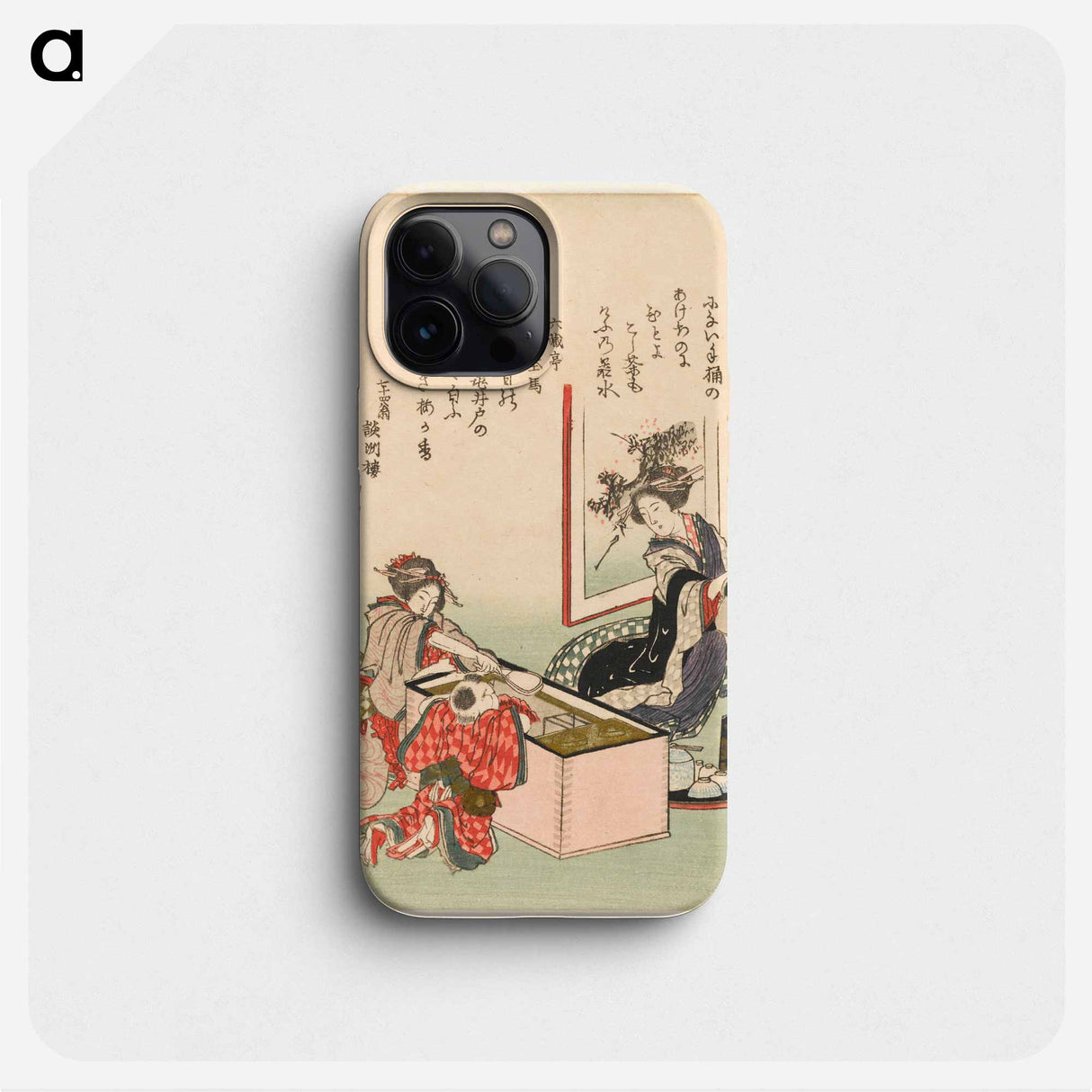 A comparison of Genroku poems and shells - 葛飾 北斎 Phone Case.