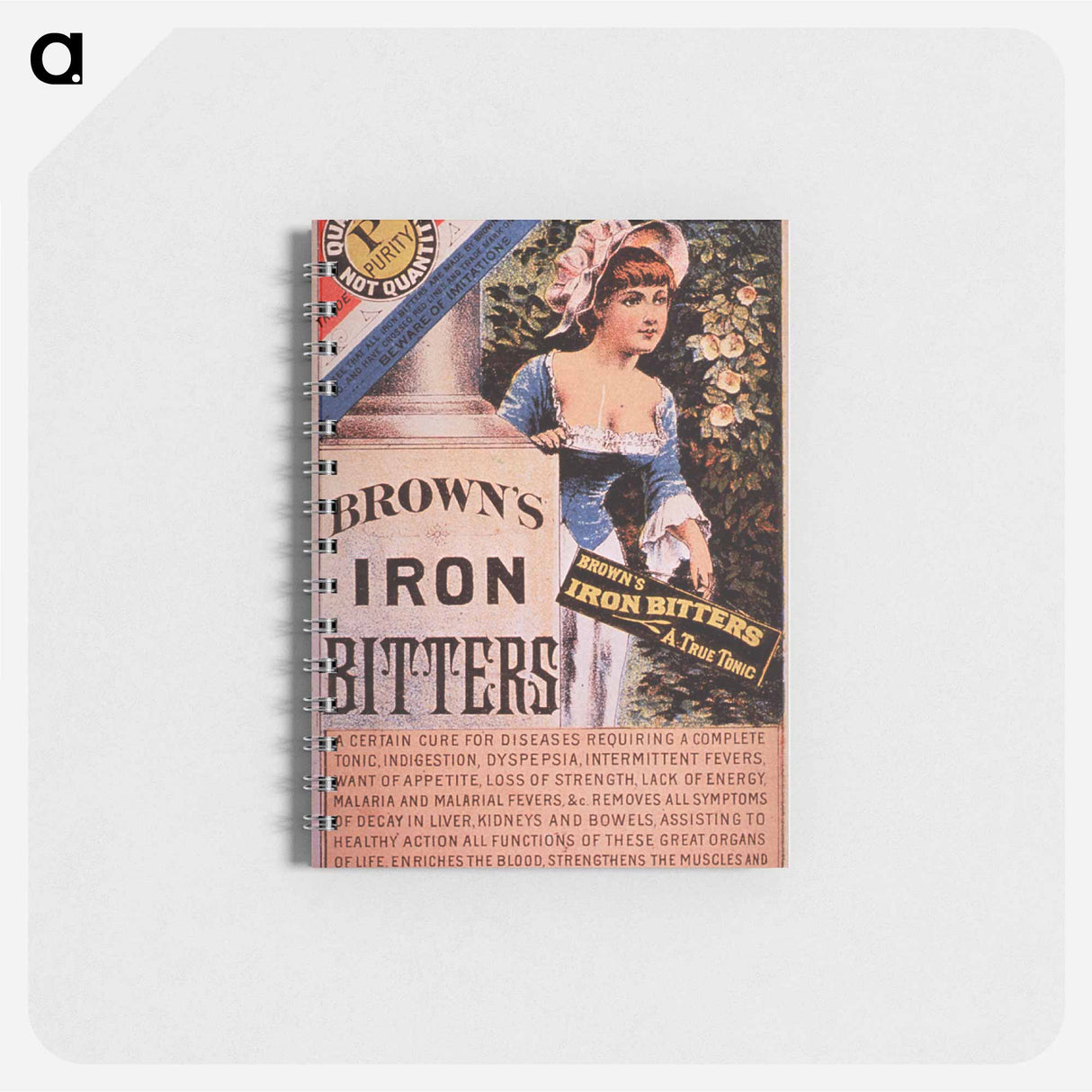 アートメモ帳-Brown's Iron Bitters Advertisement
 - 国立医学図書館 Memo.