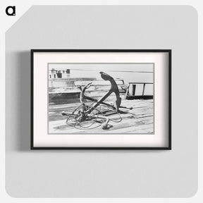 アートポスター-Anchors on Dock, Burrwood, Louisiana
 - ラッセル リー Poster.