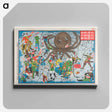 アートパネル-The Humor of Diplomacy and Extermination of the Russian Spider
 - セントルイス美術館 Canvas.