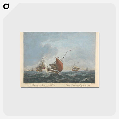 アートポストカード-A Strong Gale or Squall
 - イェール大学アートギャラリー Postcard.
