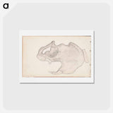 アートポストカード-(unknown) part of a sketchbook - アルバート エーデルフェルト Postcard.