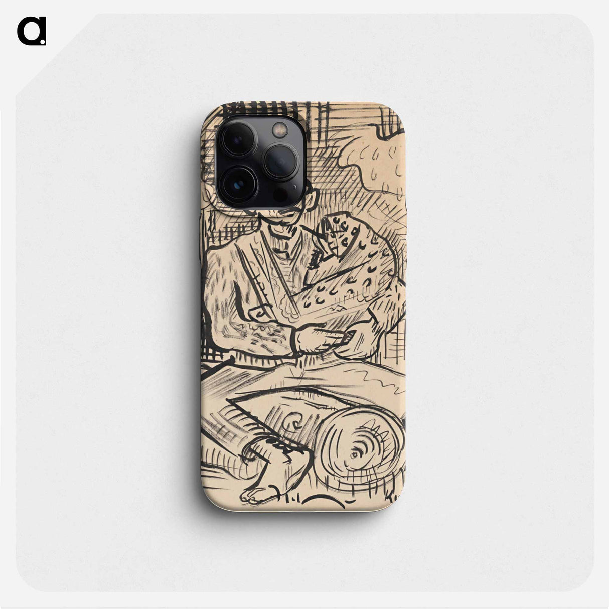 Study for pleasant duty - アーノルド ピーター ワイズ クビンチャン Phone Case.