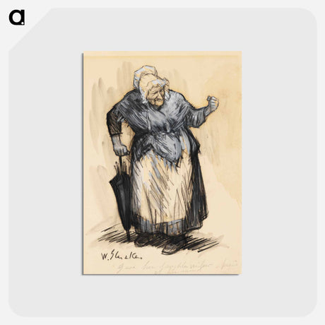 アートポストカード-She Gave Her Darter-in-law a Piece of Her Mind
 - バーンズ・コレクション Postcard.