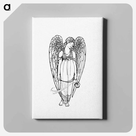 アートパネル-Archangel Engraving
 - 大英図書館 Canvas.