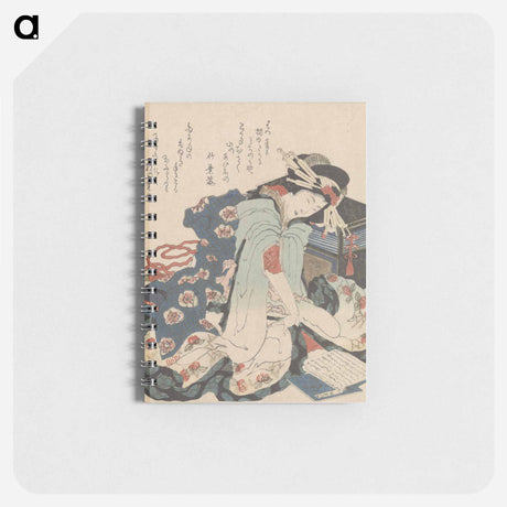 アートメモ帳-A comparison of Genroku poems and shells - 葛飾 北斎 Memo.