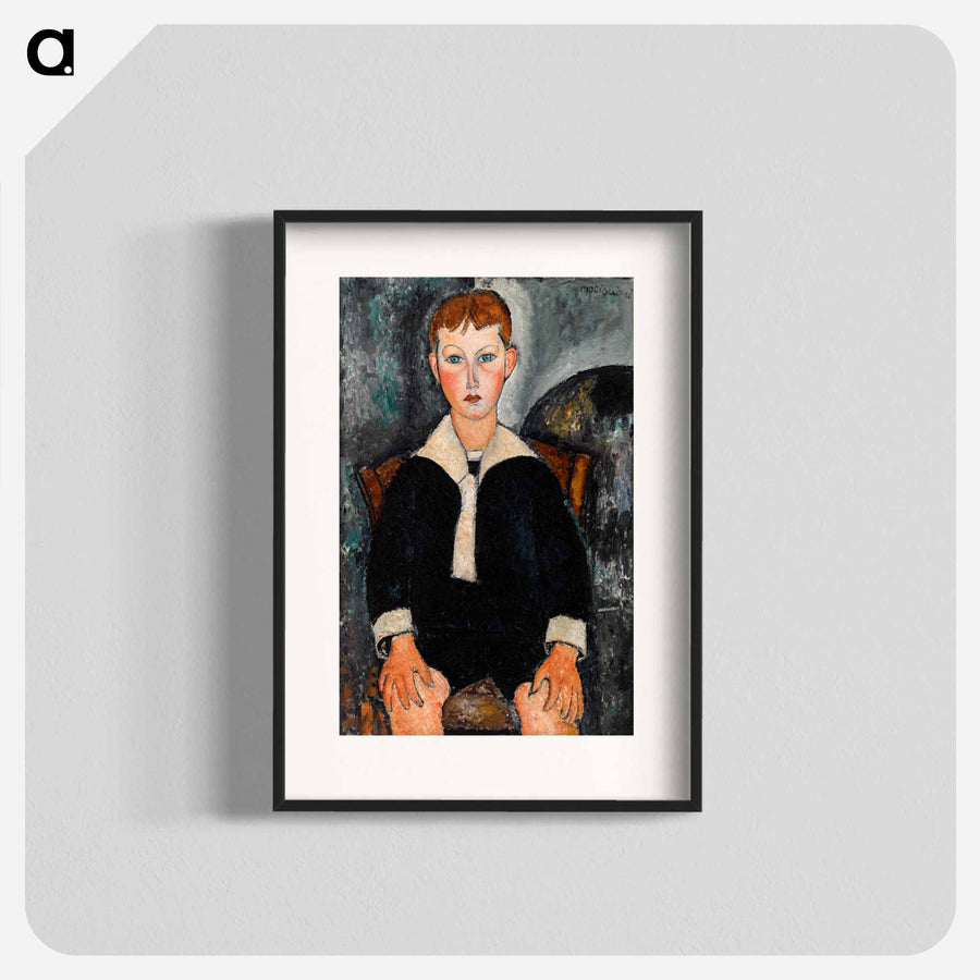アメデオ・モディリアーニ「セーラー服の少年」アートポスター