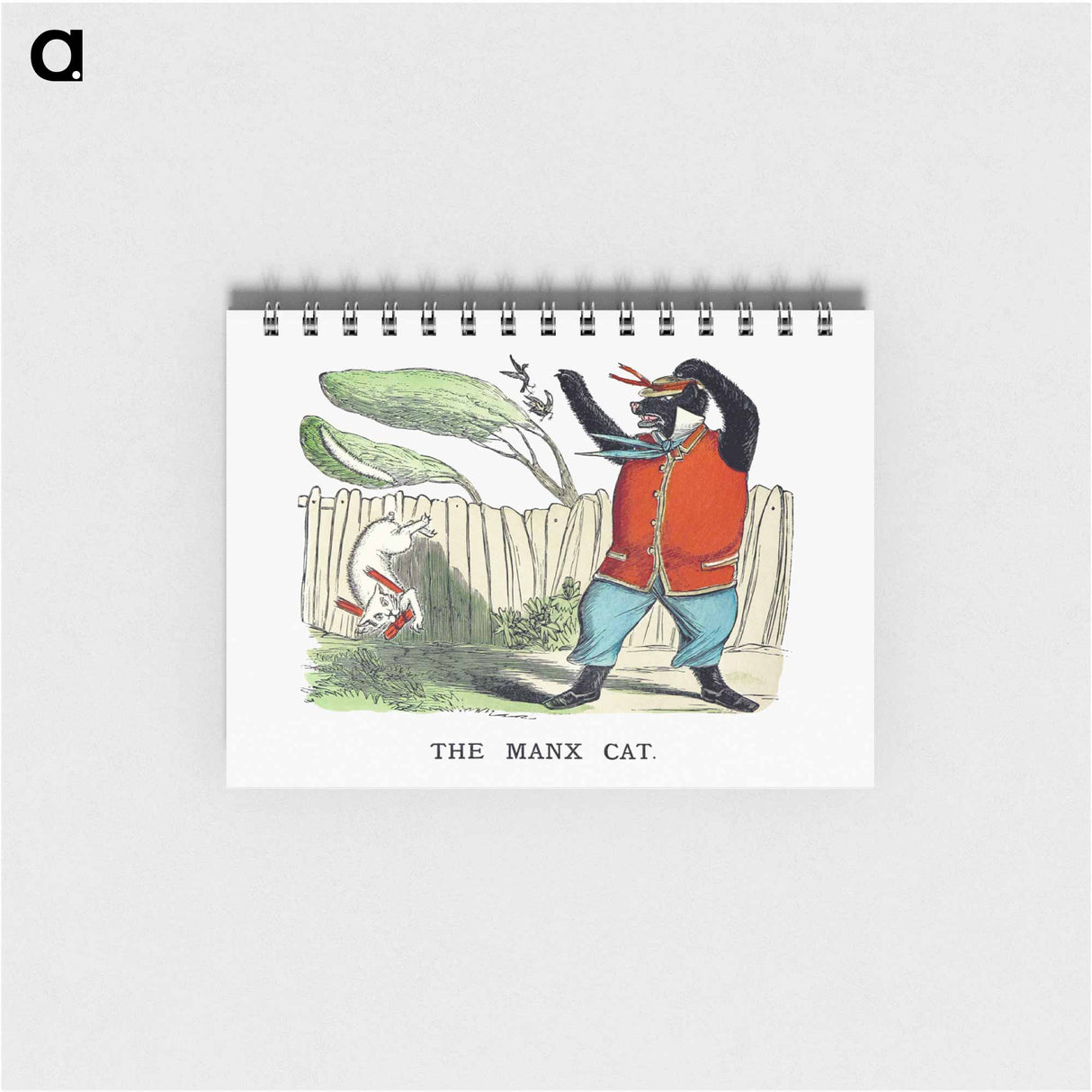 アートメモ帳-Manx Cat
 - 大英図書館 Memo.