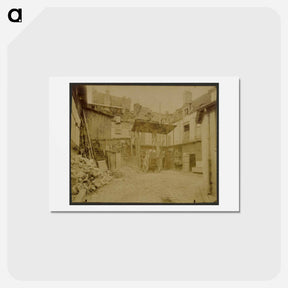 アートポストカード-Dépendence de l'Hotel Royal Saint-Paul 13 Rue des Lions
 - ウジェーヌ アジェ Postcard.
