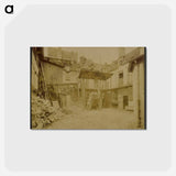 アートポストカード-Dépendence de l'Hotel Royal Saint-Paul 13 Rue des Lions
 - ウジェーヌ アジェ Postcard.