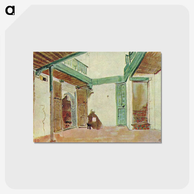 4-9_Eugene-Delacroix_postcard
