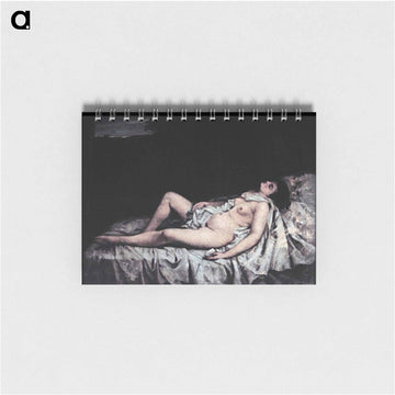 Reclining nude - ギュスターヴ クールベ Memo.
