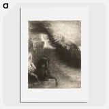 Pilgrim of the Sublunary World - オディロン ルドン Poster.