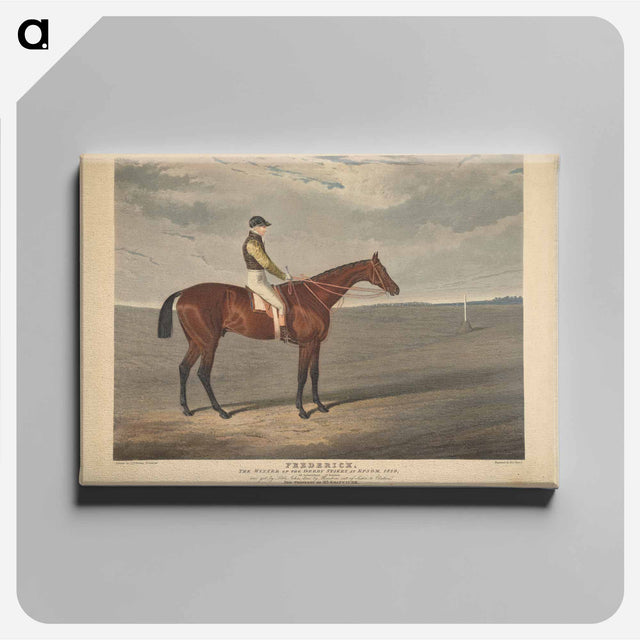 アートパネル-Racing: "Frederick", the Winner of the Derby Stakes at Epsom
 - イェール大学アートギャラリー Canvas.