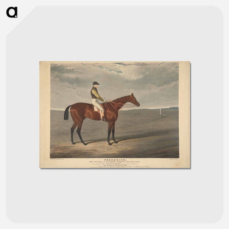 アートポストカード-Racing: "Frederick", the Winner of the Derby Stakes at Epsom
 - イェール大学アートギャラリー Postcard.