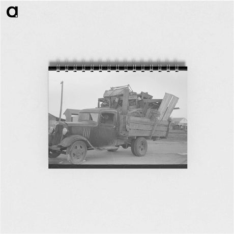 アートメモ帳-Truckload of Belongings
 - ラッセル リー Memo.