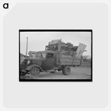 アートポストカード-Truckload of Belongings
 - ラッセル リー Postcard.