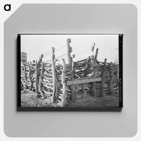 アートパネル-Mexican Corral
 - ラッセル リー Canvas.
