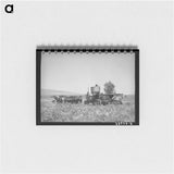 アートメモ帳-Horse-Drawn Combine
 - ラッセル リー Memo.