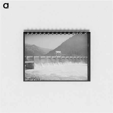 アートメモ帳-Bonneville Dam
 - ラッセル リー Memo.