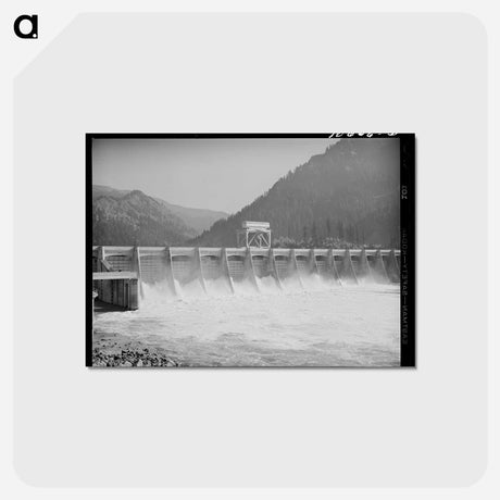 アートポストカード-Bonneville Dam
 - ラッセル リー Postcard.