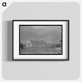 アートポスター-Barn Erection
 - ラッセル リー Poster.