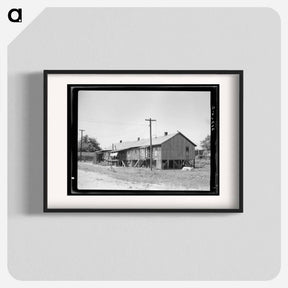 アートポスター-Riverside Houses, Caruthersville
 - ラッセル リー Poster.
