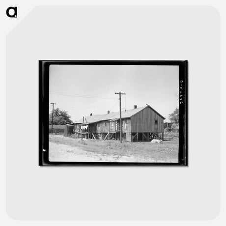 アートポストカード-Riverside Houses, Caruthersville
 - ラッセル リー Postcard.