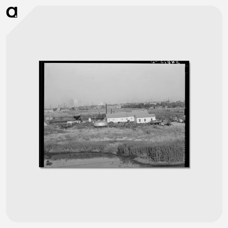 アートポストカード-Independent Refinery, Oklahoma City
 - ラッセル リー Postcard.