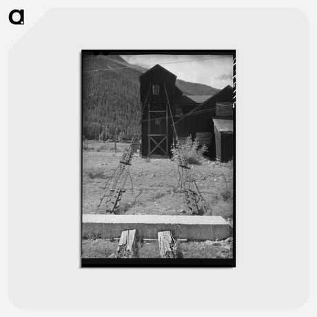 アートポストカード-Aerial Tramway, San Juan County
 - ラッセル リー Postcard.