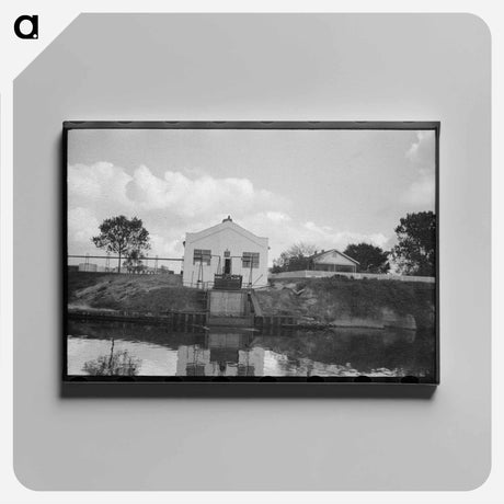 アートパネル-Industrial Plant, Port of Houston
 - ラッセル リー Canvas.