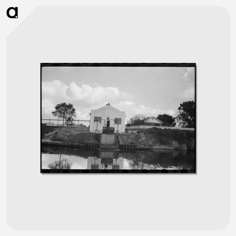 アートポストカード-Industrial Plant, Port of Houston
 - ラッセル リー Postcard.