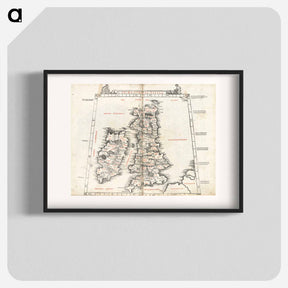 アートポスター-Prima Europae tabula
 - ボストン公共図書館 Poster.